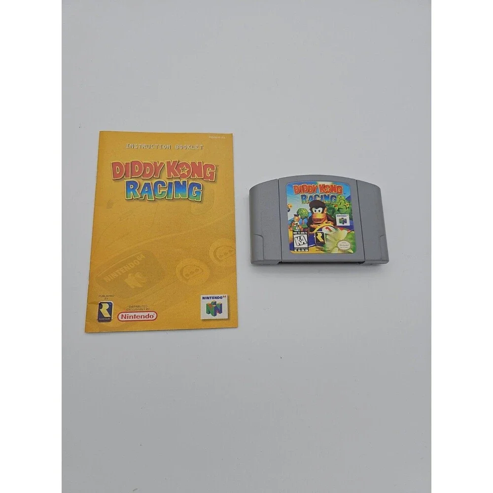 Nintendo 64 N64 Diddy Kong Racing With Manual TESTED AUTHENTIC
